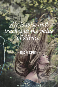 Air teaches us the value of silence