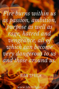 Fire burns within us