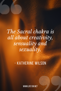 The sacral chakra is all about creativity, sensuality and sexuality