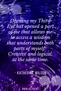 opening it has opened a part of me that allows me to access a wisdom that understands both parts of myself.  Creative and logical, at the same time.