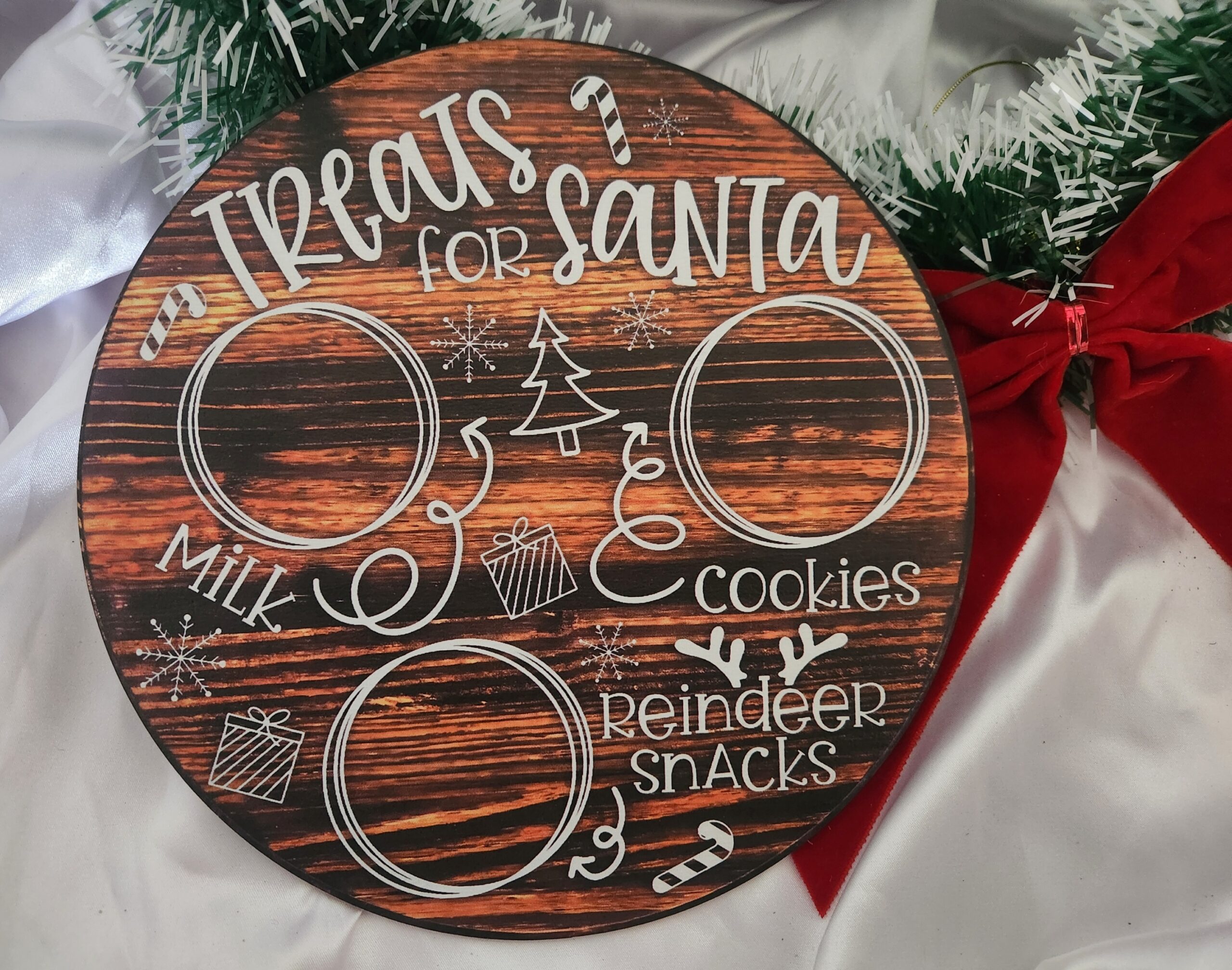 Santa Snack Tray Santa snack tray